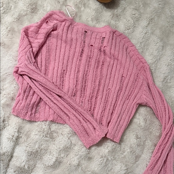 Pink Women's Sweater - Picture 5 of 6